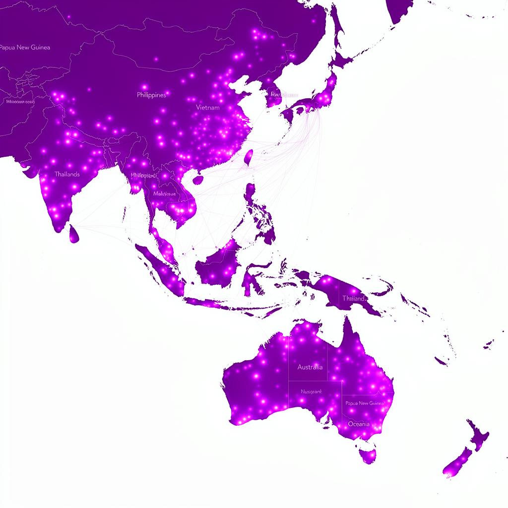Asia Pacific deployment map