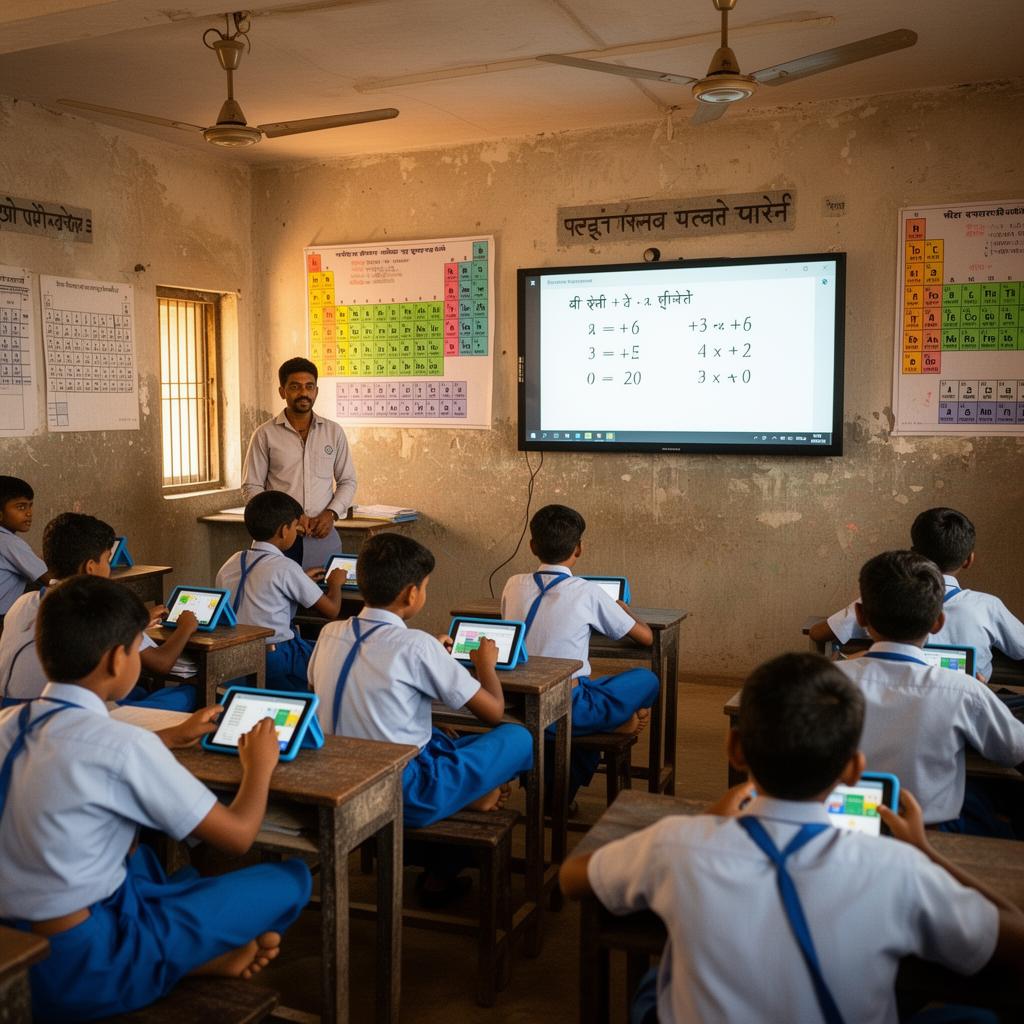 Classroom in South Asia