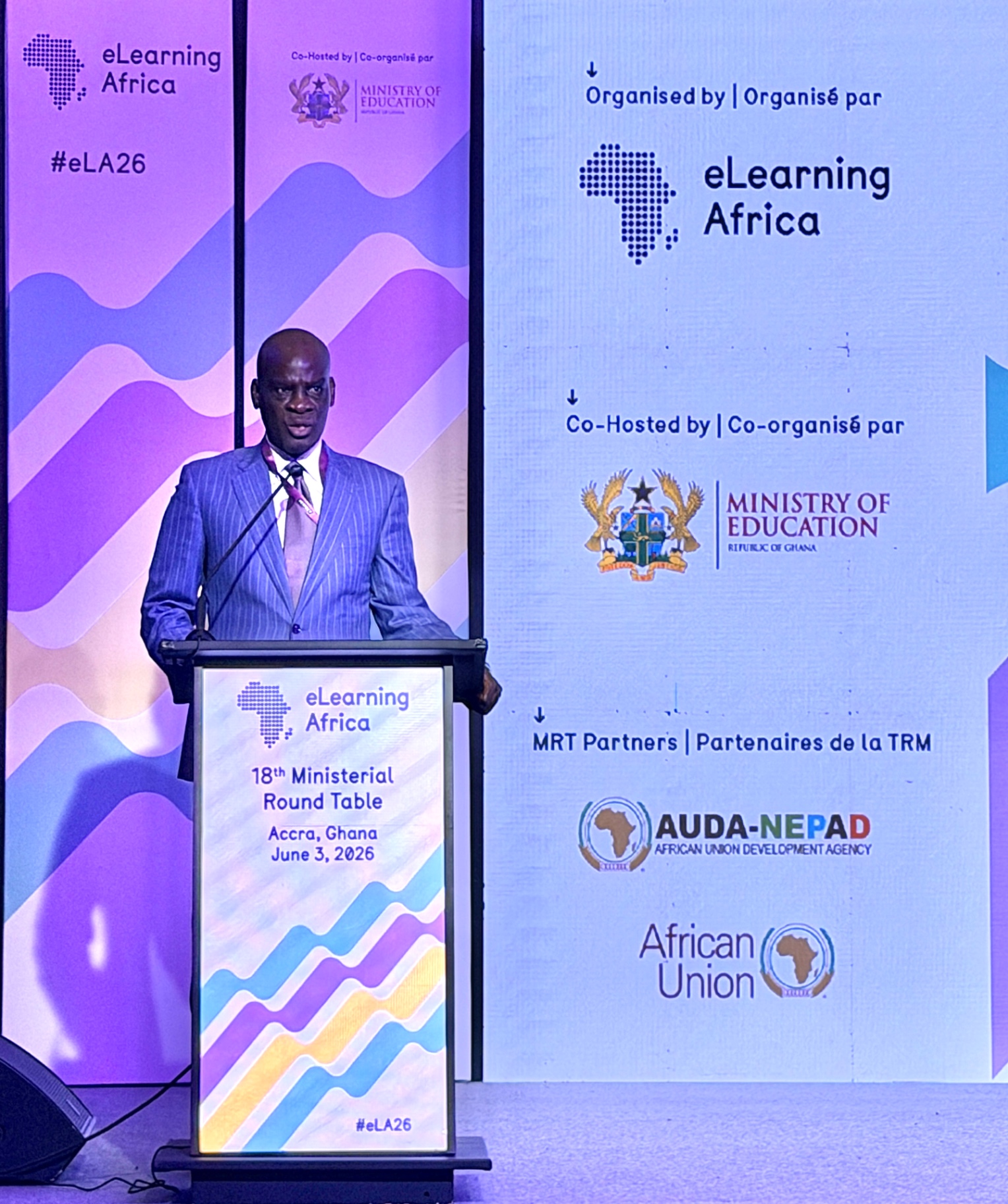 Speaker at the 18th Ministerial Round Table, eLearning Africa 2026.